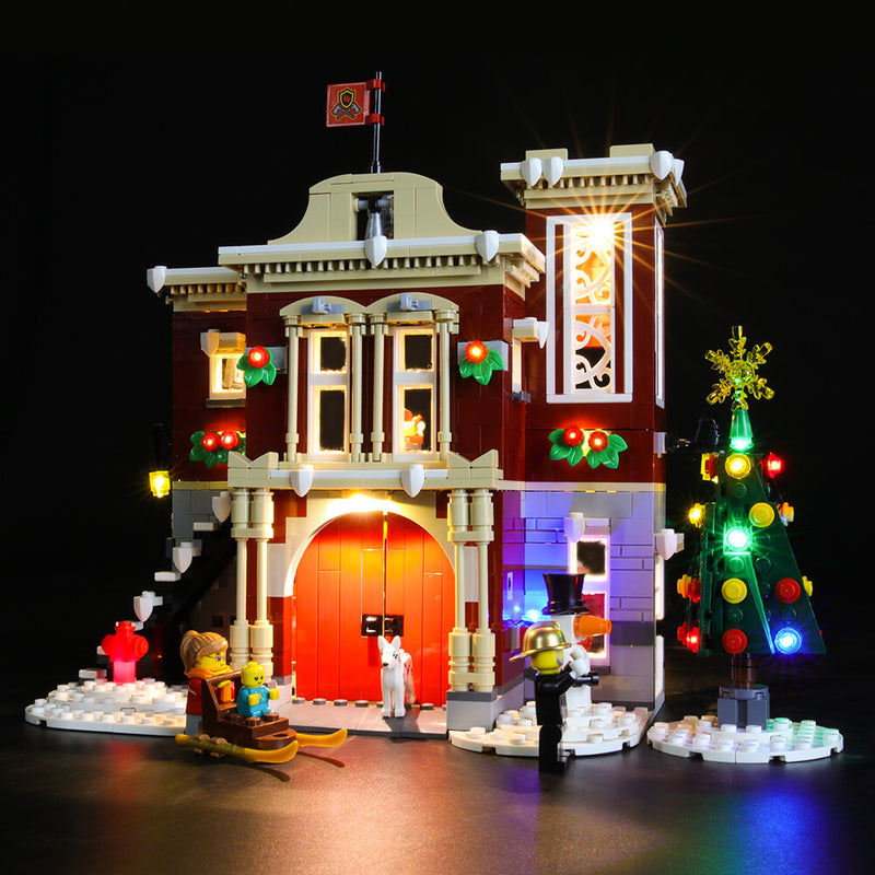 Winter fire station lego 2025