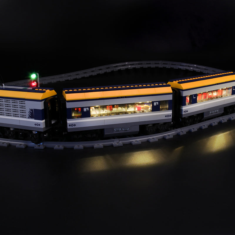 lego passenger train lights