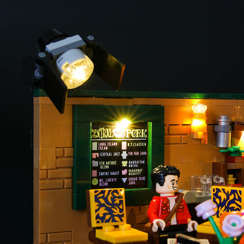  YEABRICKS LED Light for Lego-21319 Ideas Friends Central Perk  Building Blocks Model (Lego Set NOT Included) : Toys & Games