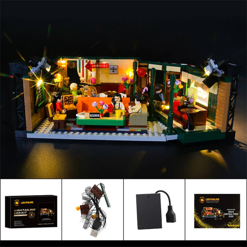  YEABRICKS LED Light for Lego-21319 Ideas Friends Central Perk  Building Blocks Model (Lego Set NOT Included) : Toys & Games