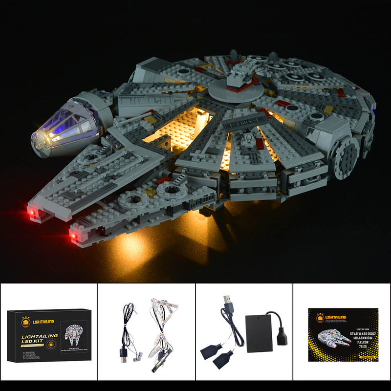 Lego Light Kit For Millennium Falcon 75105  Lightailing