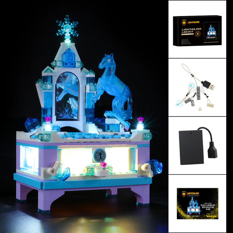 Lego Light Kit For Elsa’s Jewelry Box Creation 41168  Lightailing