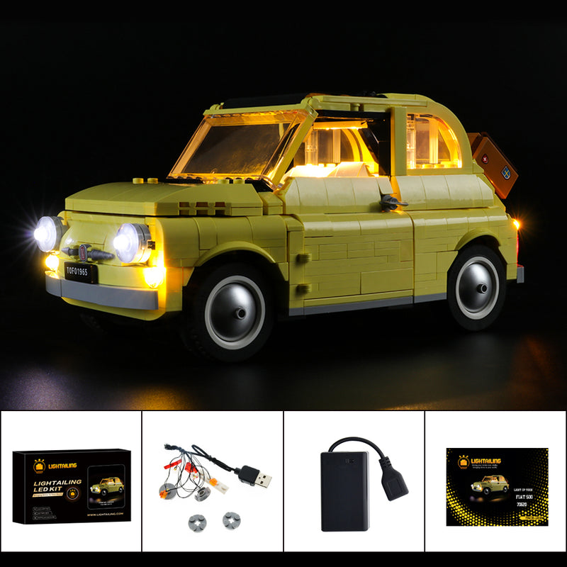 Lego Light Kit For Fiat 500 10271  Lightailing