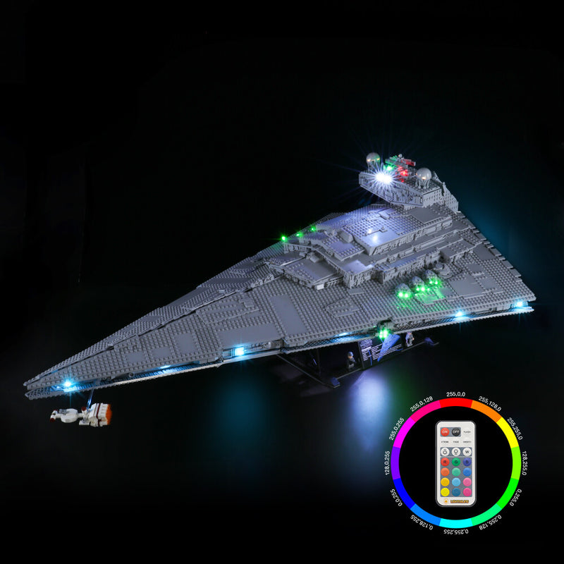 Light Kit Star Wars Imperial Star Destroyer 75252| Lights For Lego Set – Lightailing