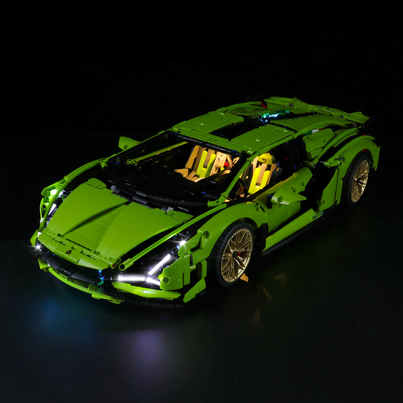 BRIKSMAX Led Lighting Kit for Technic Lamborghini Sián FKP 37 - Compatible  with Lego 42115 Building Blocks Model- Not Include The Lego