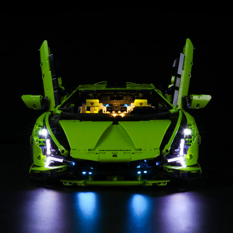 BRIKSMAX Led Lighting Kit for Technic Lamborghini Sián FKP 37 - Compatible  with Lego 42115 Building Blocks Model- Not Include The Lego