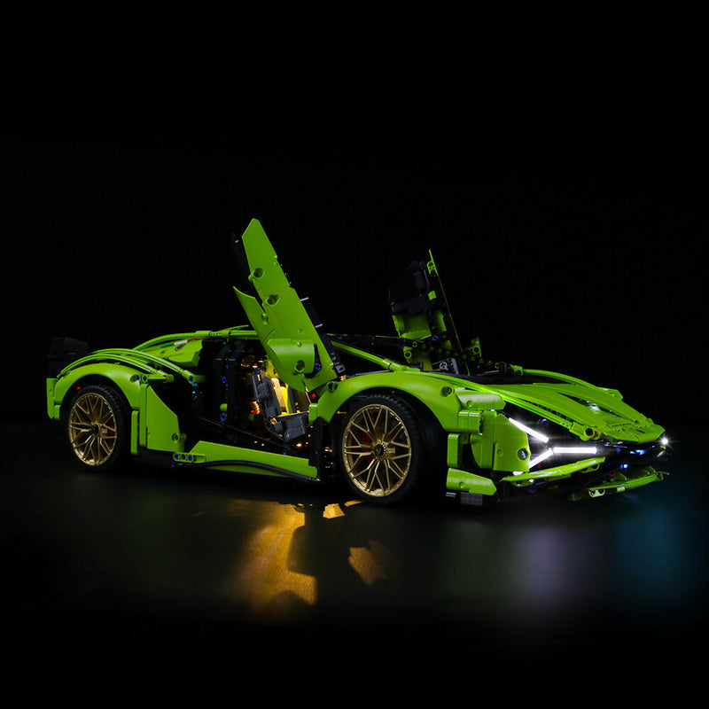 Best Light Kit for Technic Series Lamborghini Sián FKP 37 42115| Lego 42115 Set Light
