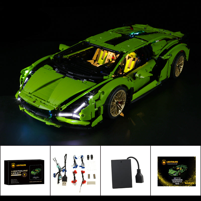 Lego Light kit For Lamborghini Sián FKP 37 42115  Lightailing