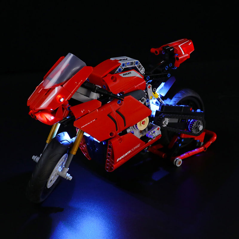 LEGO Technic Ducati Panigale V4 R Motorcycle Model Set 42107