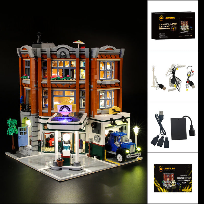 Lego Light Kit For Corner Garage 10264  Lightailing