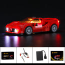 Lego Light Kit For Ferrari F8 Tributo 76895  Lightailing