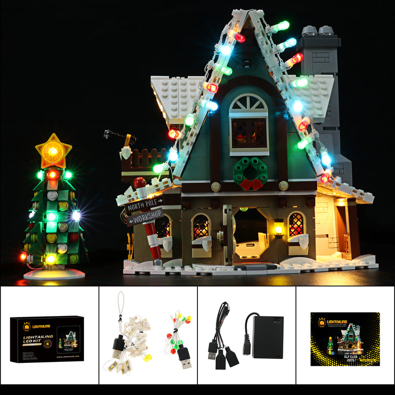 Light Kit For Elf Club House 10275