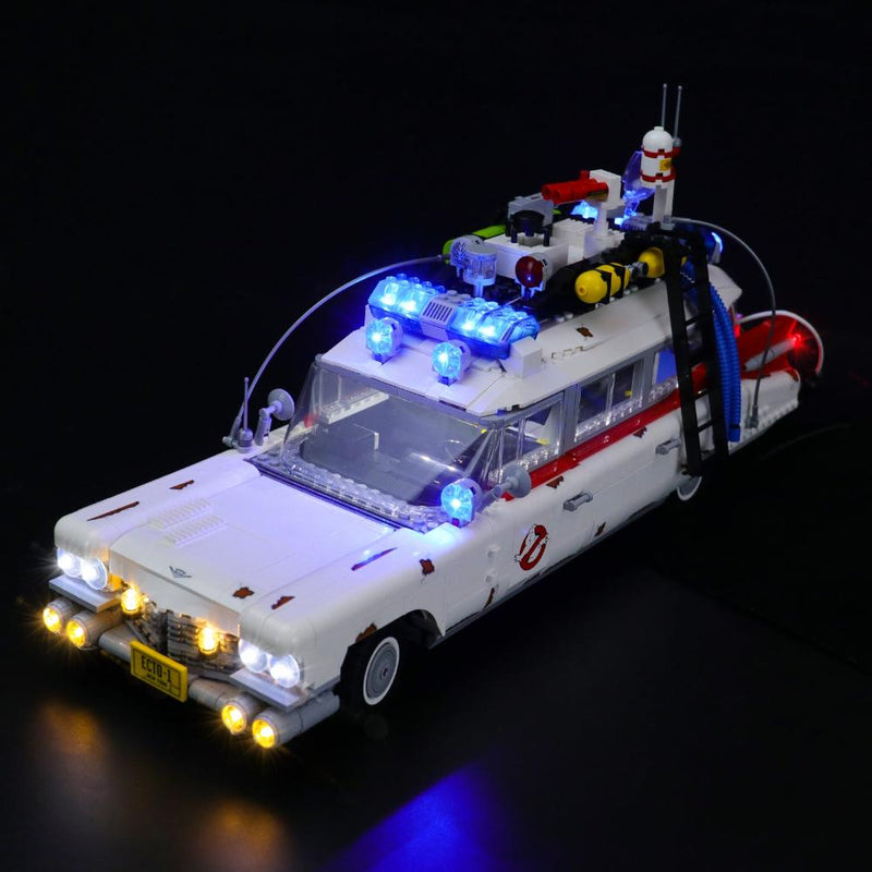 add led lights to lego ecto 1 10274