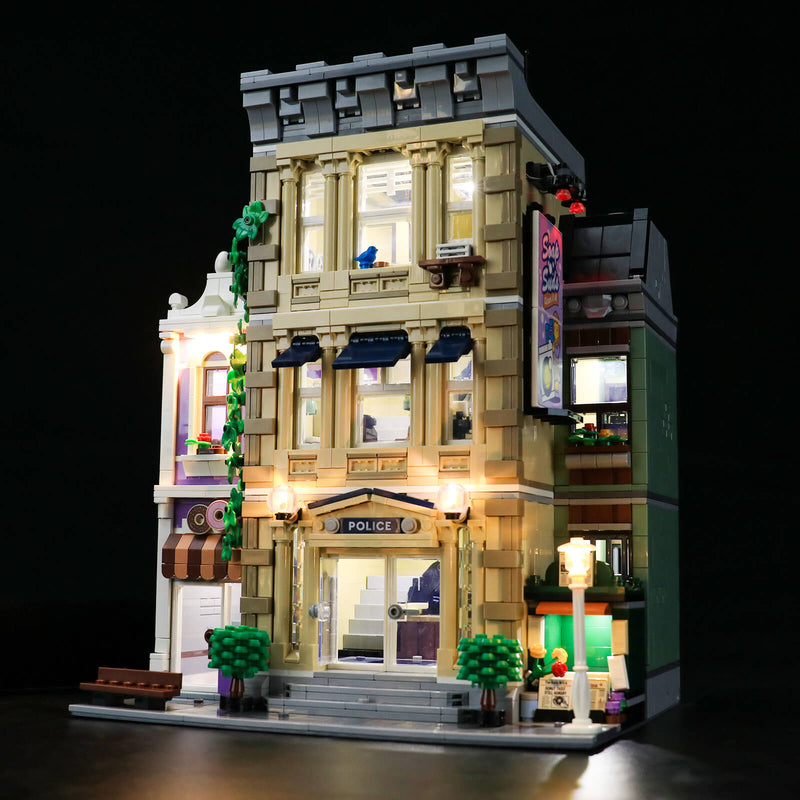 add led lights to Lego building