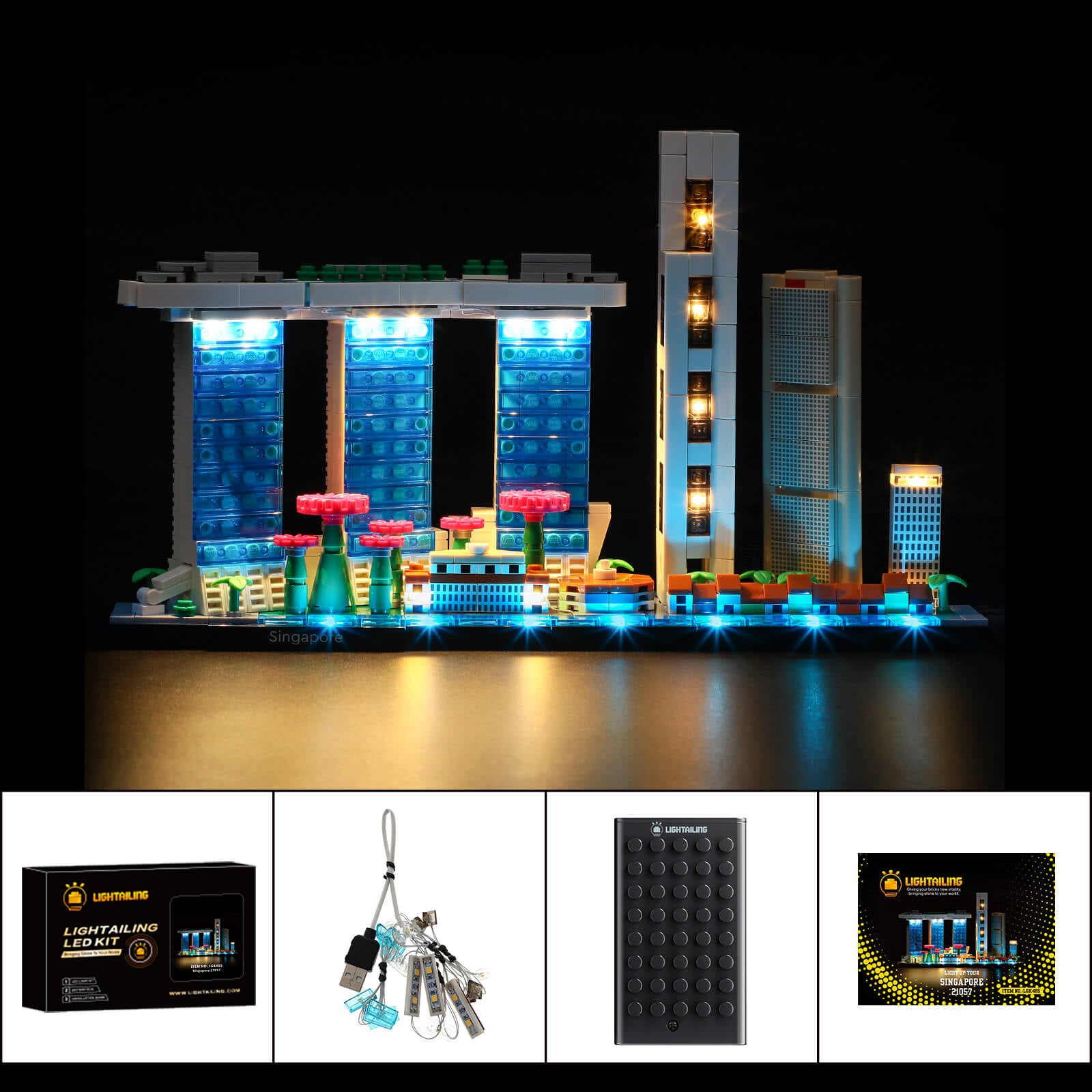 Light Kit For Singapore 21057-Lightailing