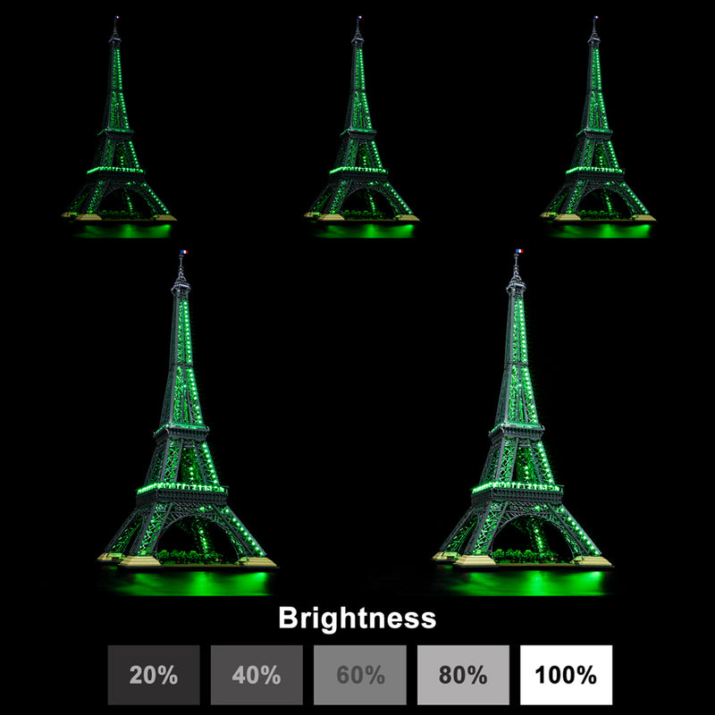 Light iling Light Kit für Eiffelturm 10307 mit Fernbedienung