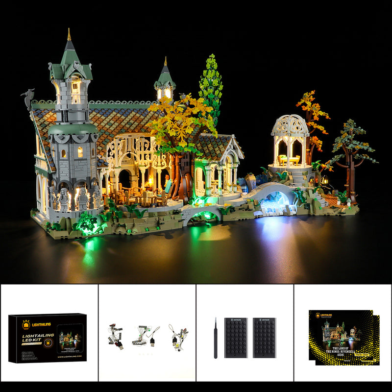 Lightailing Light Kit For THE LORD OF THE RINGS RIVENDELL 10316