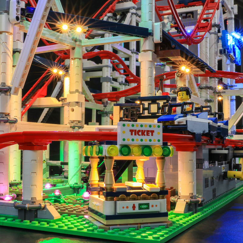LEGO® Roller Coaster 10261 Light Kit – Light My Bricks USA