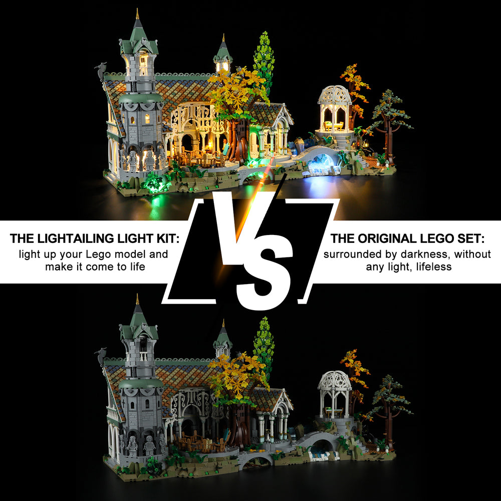 Lightailing Light Kit For THE LORD OF THE RINGS RIVENDELL™ 10316