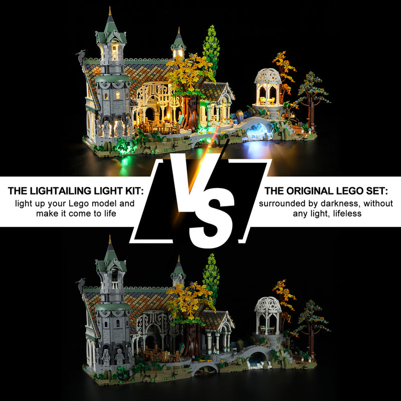 Lightailing Light Kit For THE LORD OF THE RINGS: RIVENDELL™ 10316