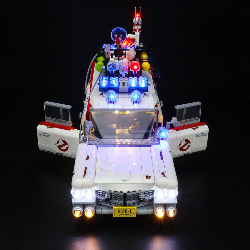 light up lego ghostbusters ecto 1
