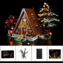 Lego A-Frame Cabin 21338 light kit from Lightailing