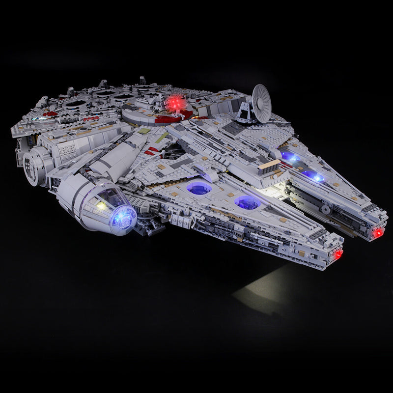 Add Led Lights to Lego Ultimate Millennium Falcon 75192 – Lightailing