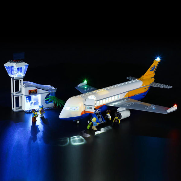 add lights to lego city airport 60262