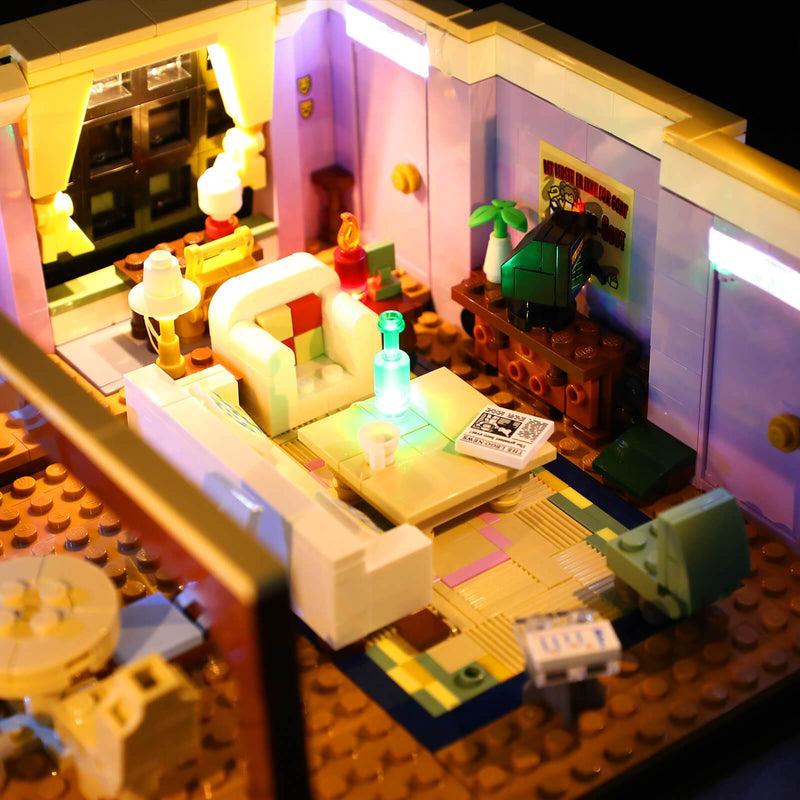add lights to lego the apartments