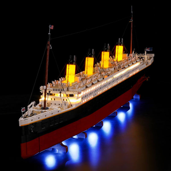 add lights to lego creator expert titanic