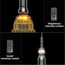 adjust the lighting effect of lego architecture empire state building
