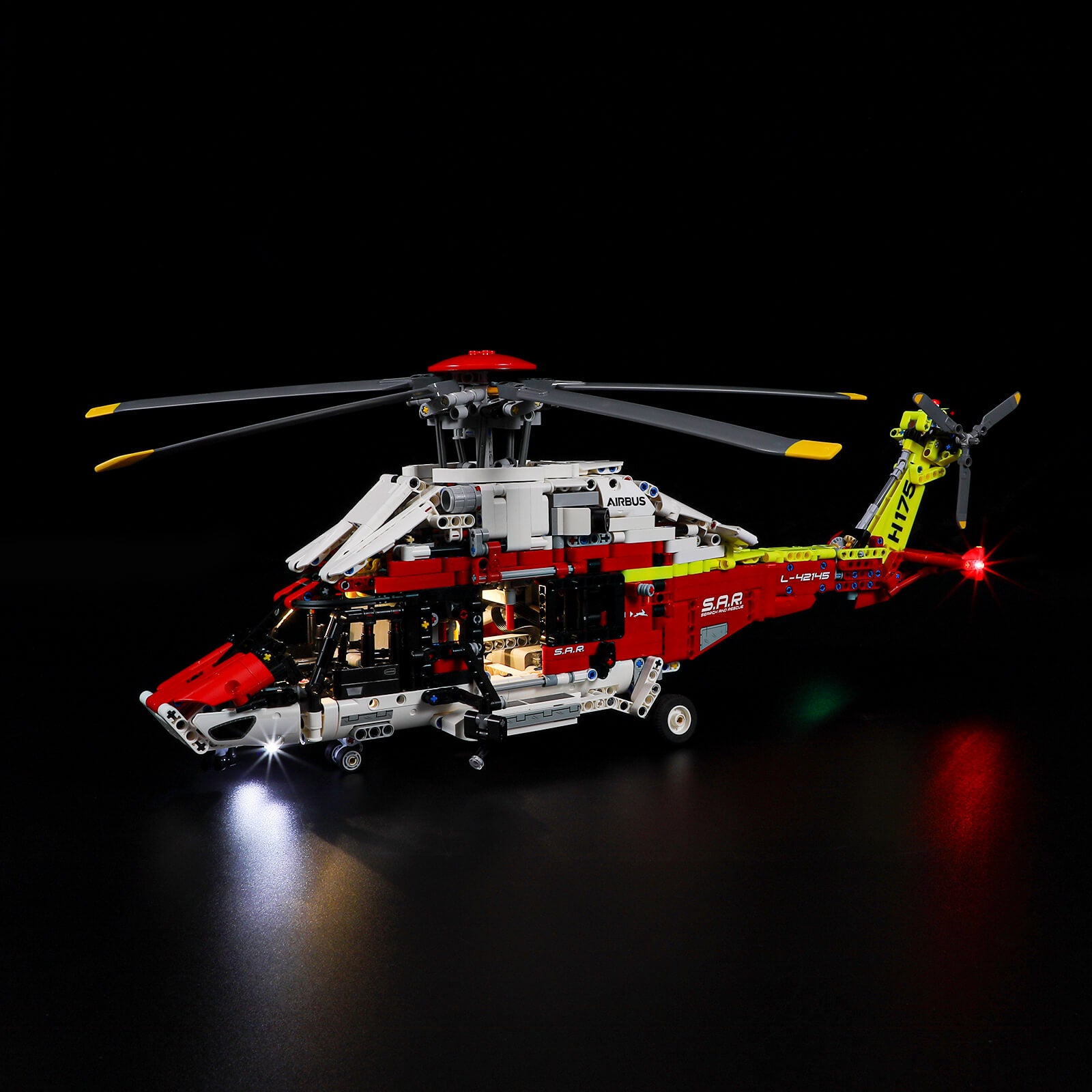 Light Kit For Airbus H175 Rescue Helicopter 42145(Worth The Price) Lightailing