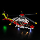 light up Lego Airbus H175 Rescue Helicopter 42145