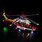 light up Lego Airbus H175 Rescue Helicopter 42145