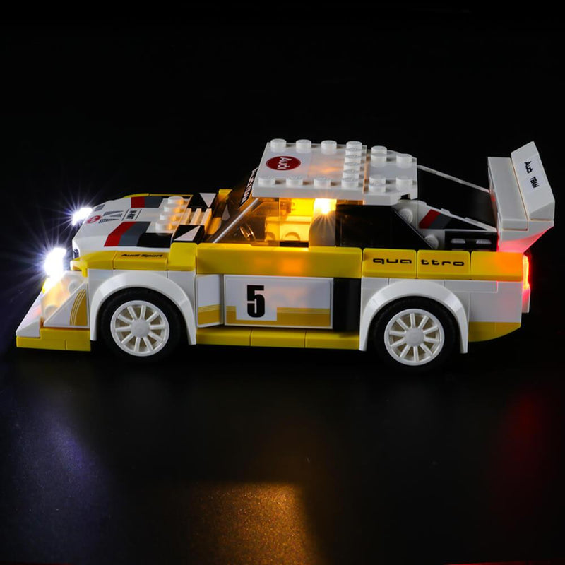 Lights For Lego Speed 1985 Audi Sport Quattro S1 76897 – Lightailing