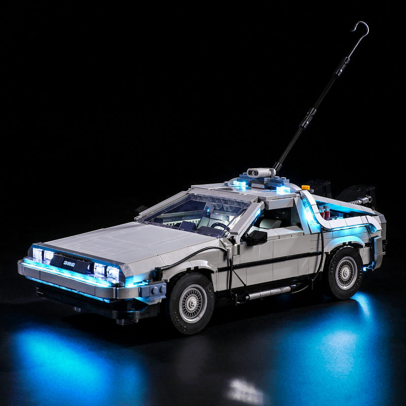 LEGO Back to the Future 10300 DeLorean Time MAchine - LEGO Speed Build  Review 
