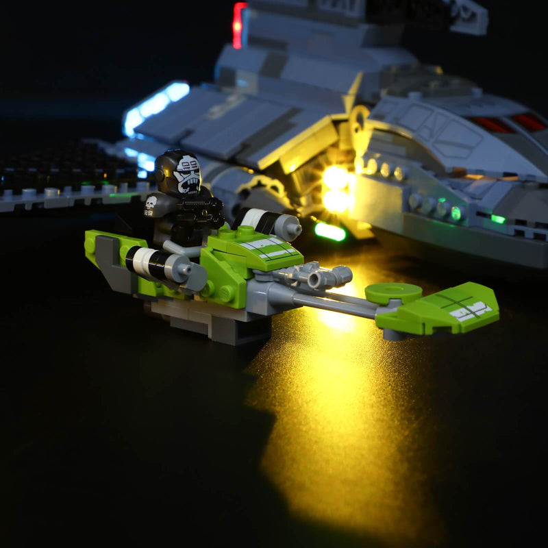 bad batch lego sets lighting speeders