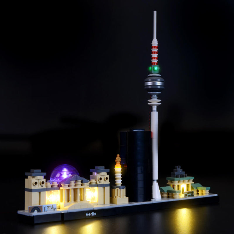 LED Lighting Kit for LEGO Architecture Skyline Collection Las Vegas 21047
