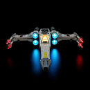 light up Luke Skywalker’s X-Wing Fighter 75301