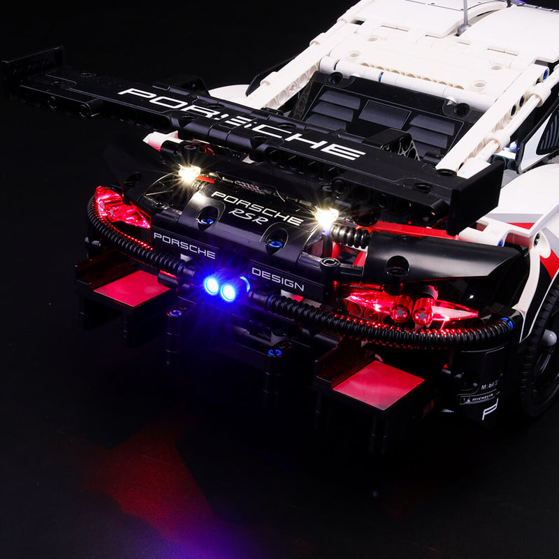 Lego Light Kit For Porsche 911 RSR 42096  BriksMax