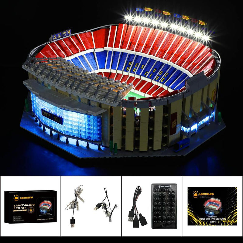 camp nou stadium lego Light Kit For Lego Camp Nou – FC Barcelona 10284