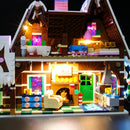 christmas lego gingerbread house backside