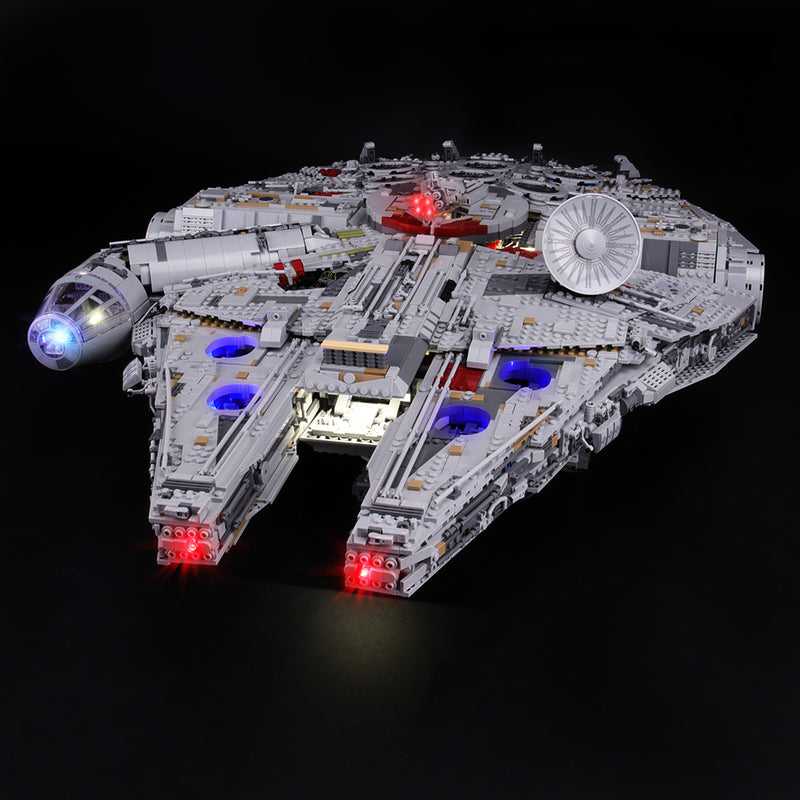 Add Led Lights to Lego Ultimate Millennium Falcon 75192 – Lightailing