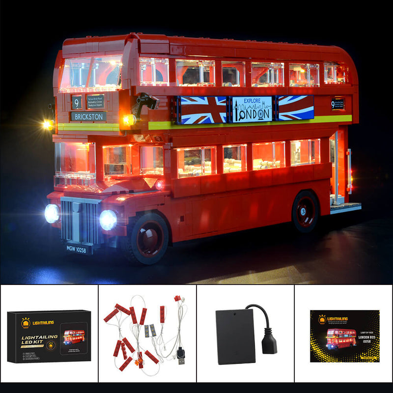 Lego Light Kit For London Bus 10258  Lightailing