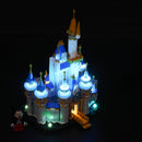 light up disney castle lego 40478