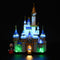 add led lights to disney castle lego 40478 