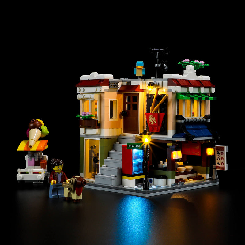 Lego Downtown Noodle Shop 31131 light kit