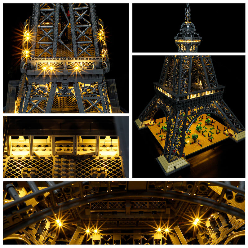 LocoLee LED Licht Kit für Lego 10307 Eiffel Tower Modell Beleuchtung Light  Set