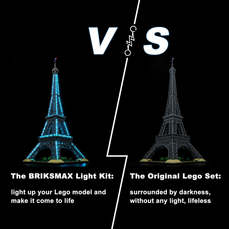 Briksmax Light Kit für Eiffelturm 10307 mit RGB-Fernbedienung