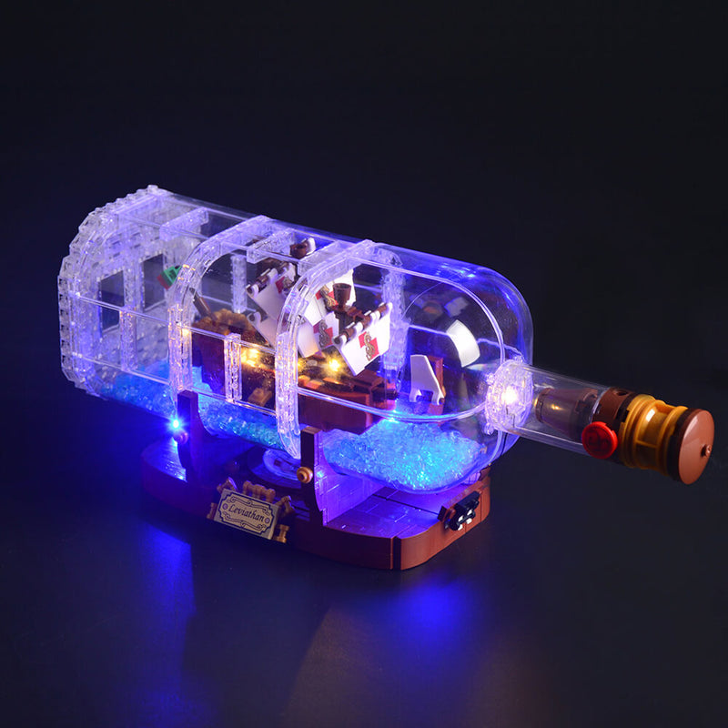 Lego Light Kit For Ship in a Bottle 21313  Lightailing